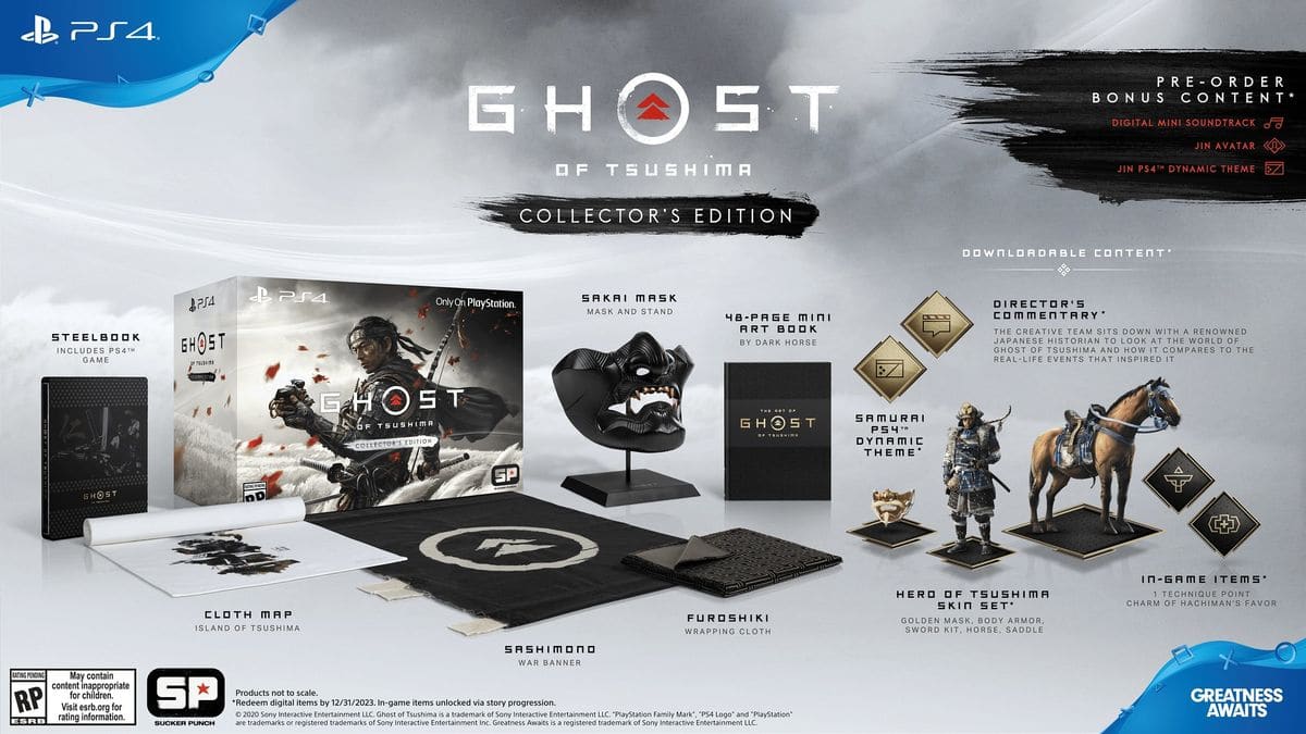 Ghost of Tsushima Collector's Edition on PS4