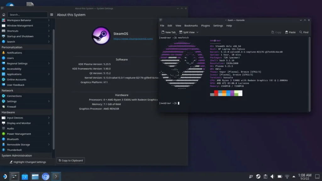 HoloISO Linux - SteamOS