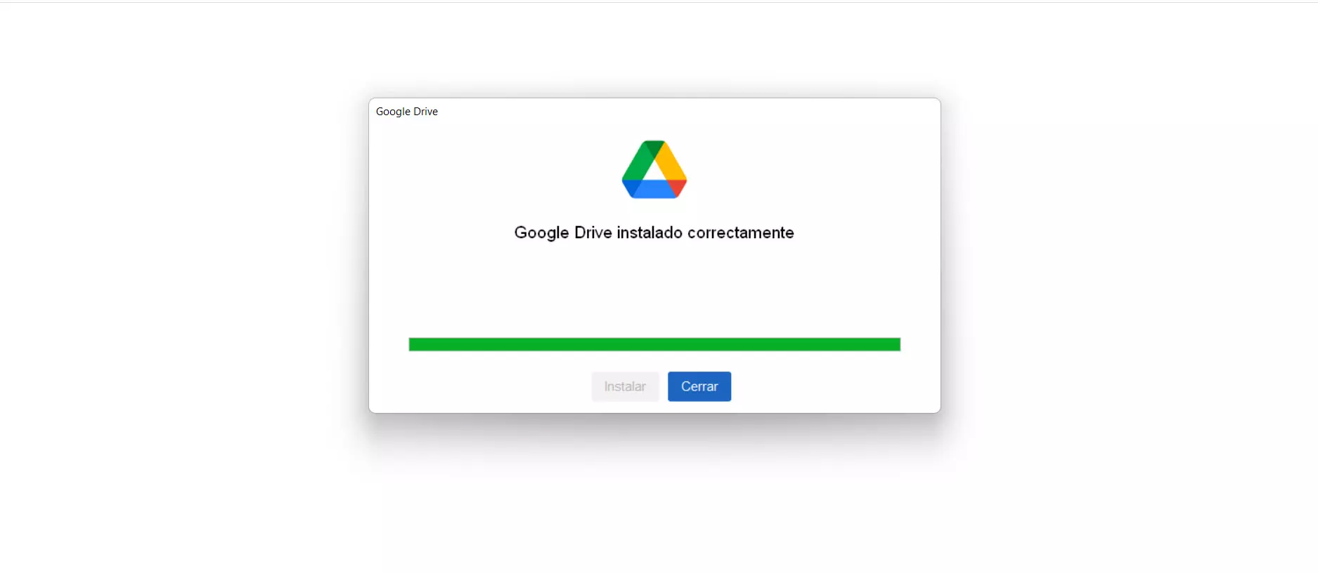 Google Drive installed