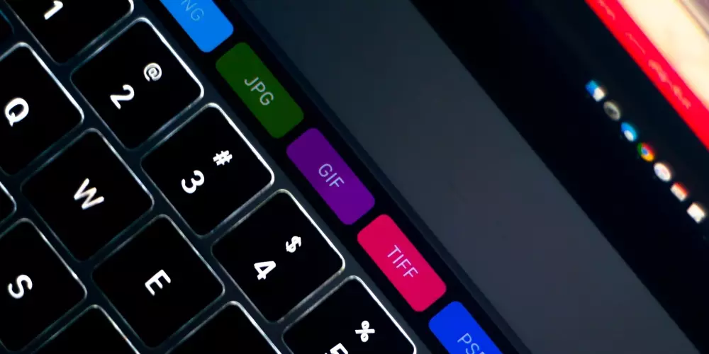 macbook and touch bar