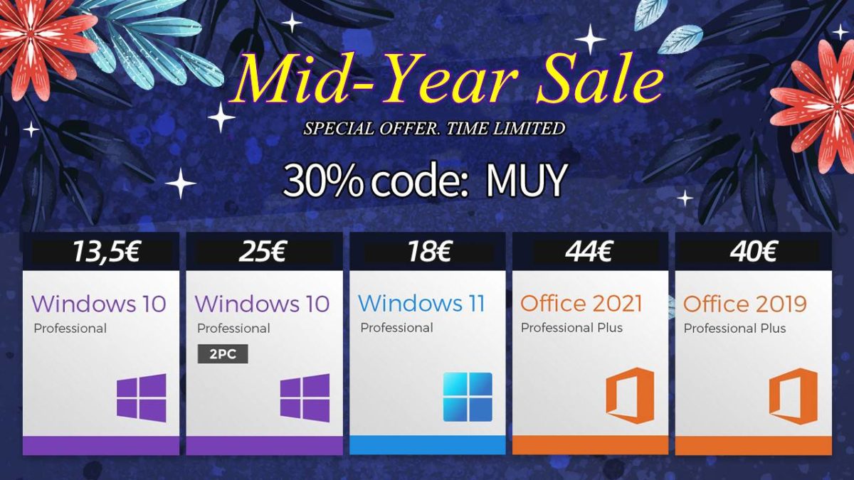 Windows licenses VERY discounts