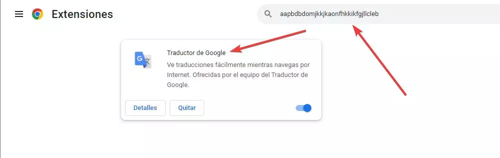 Google Translate Chrome Extension