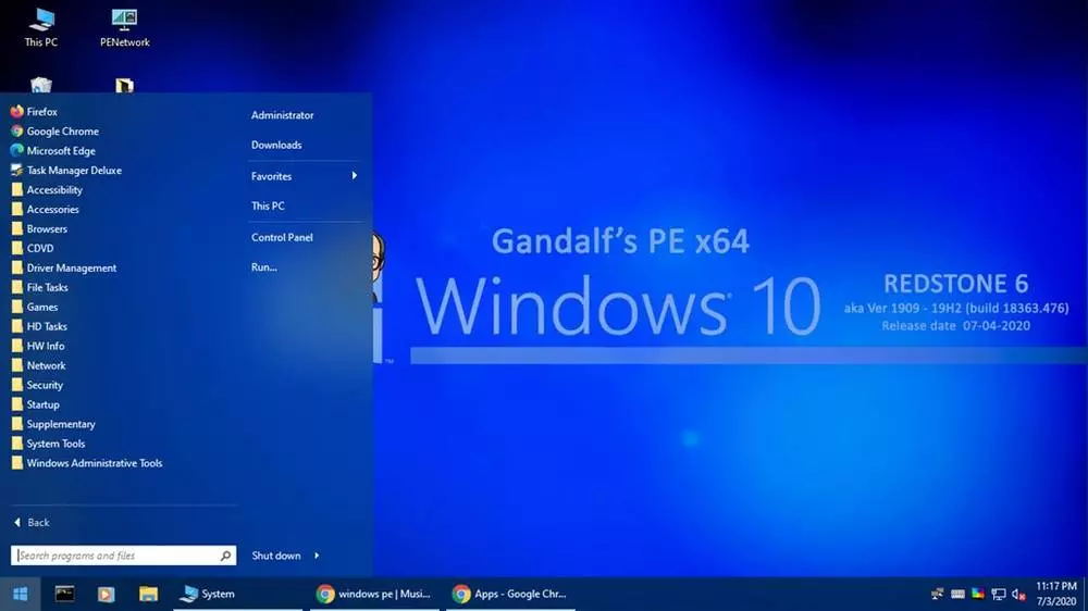 Gandalf's Windows 10PE - Home
