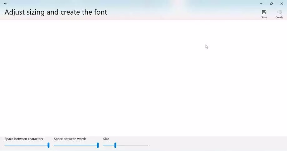 Microsoft Font Maker adjust font size