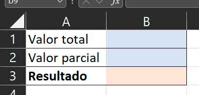 Calculate percentages with Excel