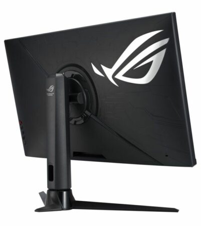Back of ASUS ROG Strix XG32UQ monitor