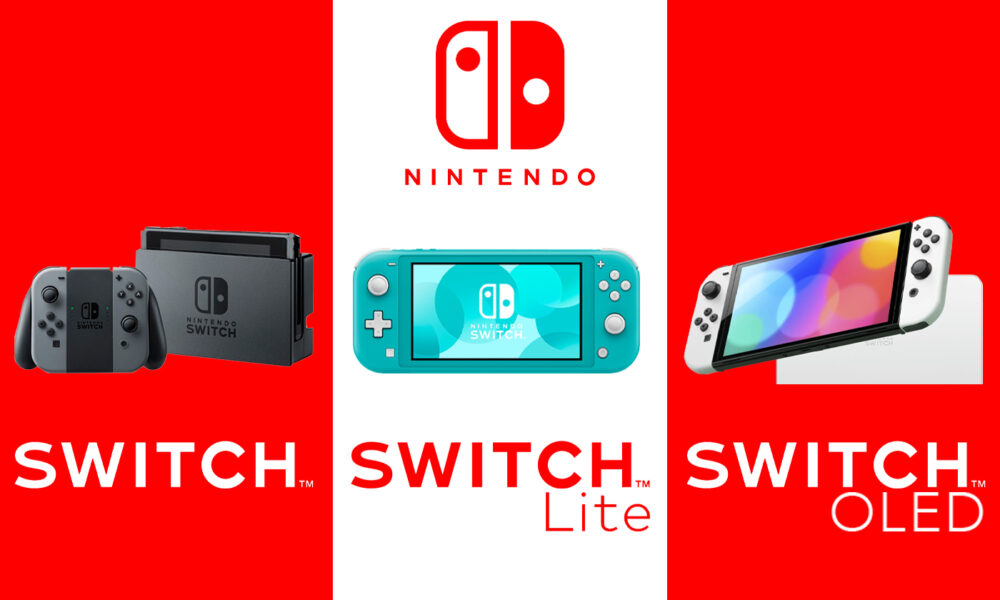 Comparative Nintendo Switch consoles