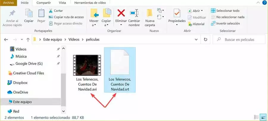 VLC same video name and extension
