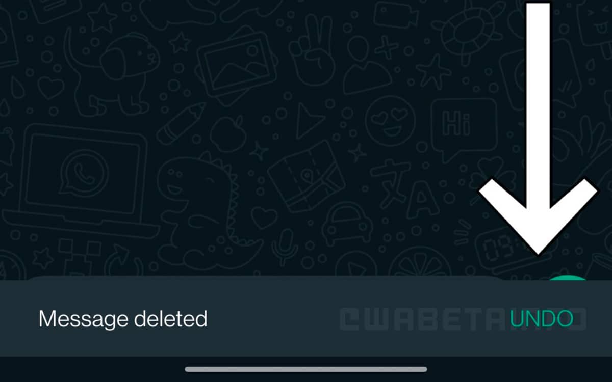 whatsapp deletion message