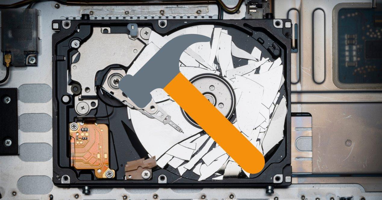 destroy hard drive