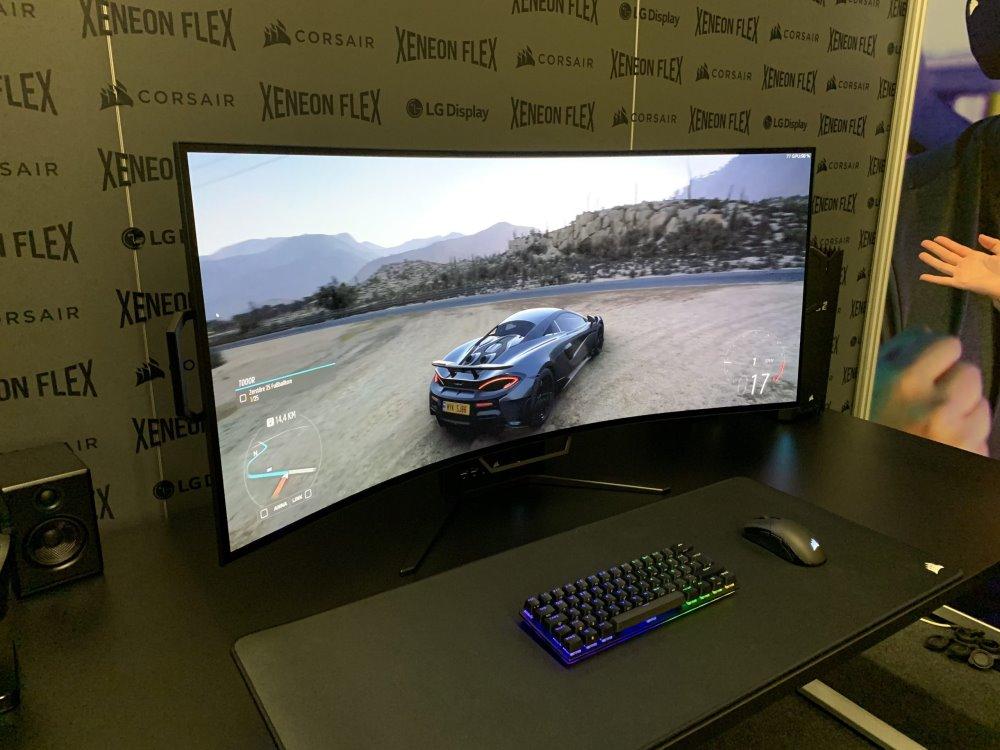 new corsair curved gaming monitor