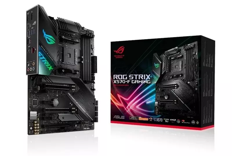 ASUS RoG Strix X570-F Gaming motherboard supports AMD Ryzen 9 processors