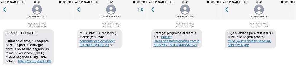 SMS sending scams