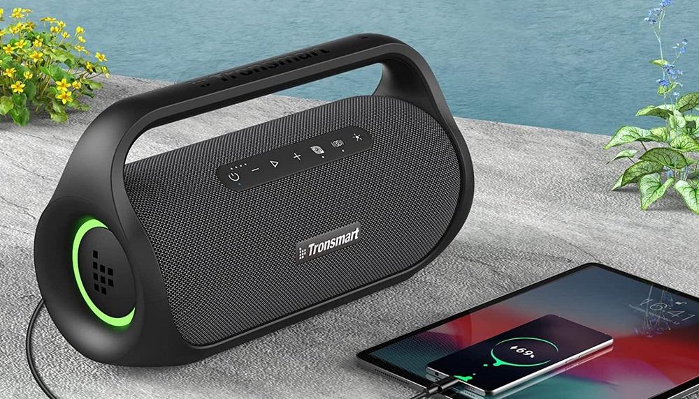 Charging a tablet with Tronsmart Bang Mini