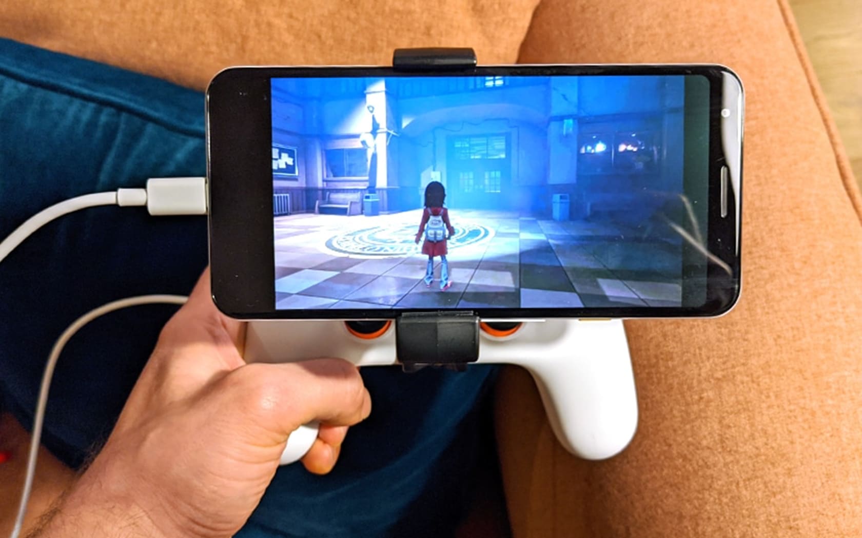 Stadia on Android smartphone