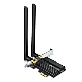 TP-Link Archer TX50E - PCIe AX3000 Wi-Fi 6 Network Card with Bluetooth 5 0 Two multidirectional antennas Intel Wi-Fi 6 Heat sink WPA3 encryption standard Space Saving 