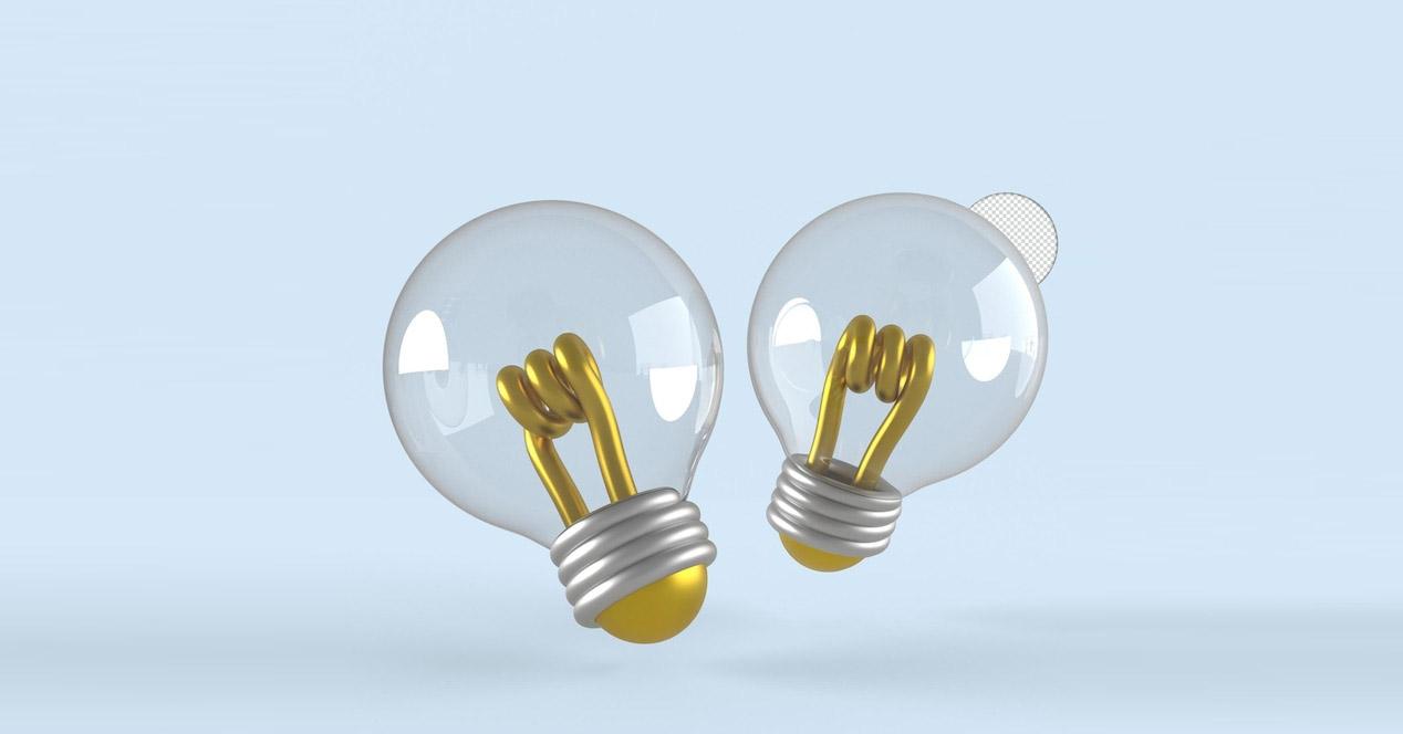 Savings with smart light bulbs