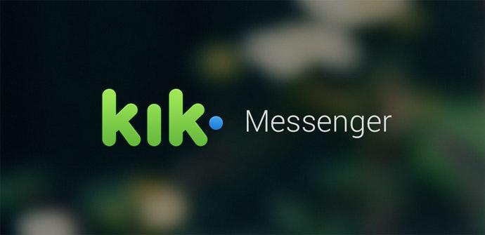 Kik instant messaging program without number