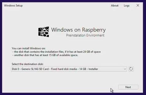Windows on Raspberry Pi