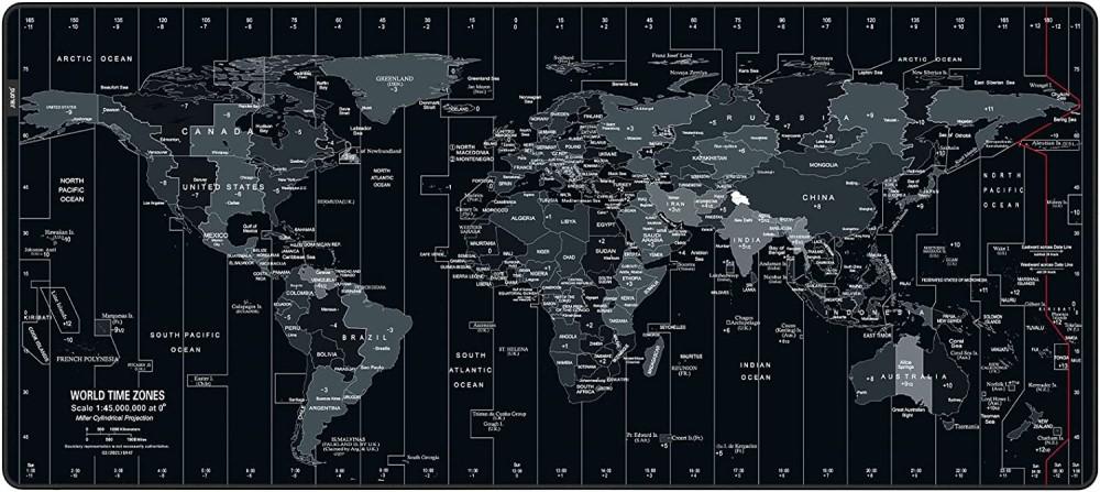 Mousepad World Map XXL