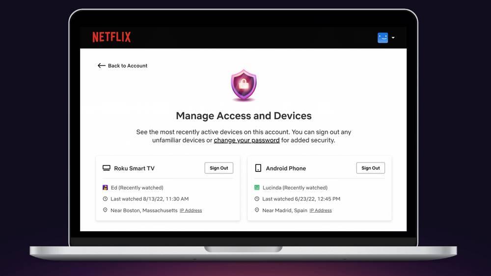 Netflix Manage Connections