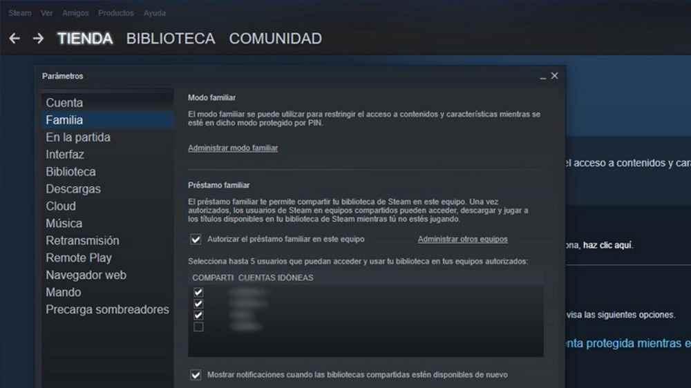 Share Steam Library