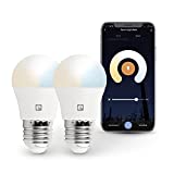 Pack of two bulbs with Wi-Fi 