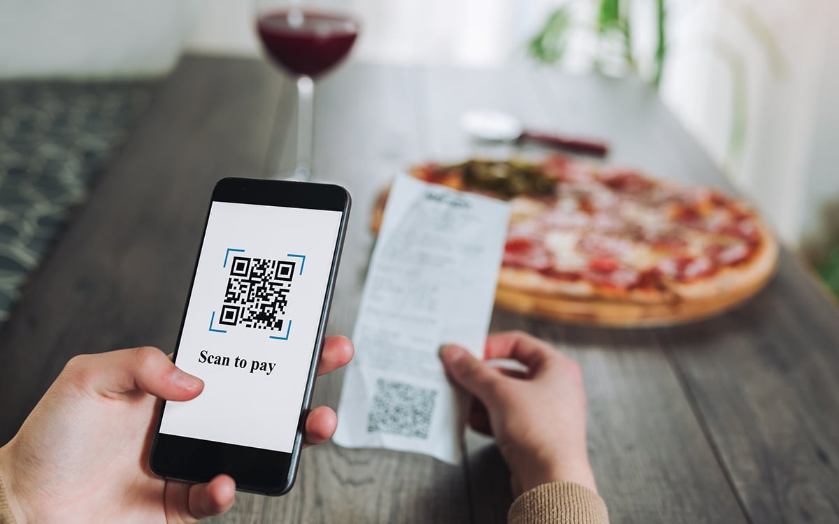 QR code receipt