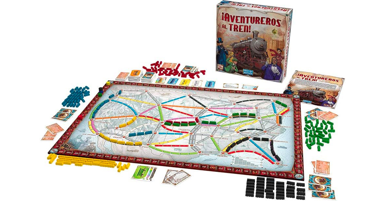 Board game Adventurers to the train