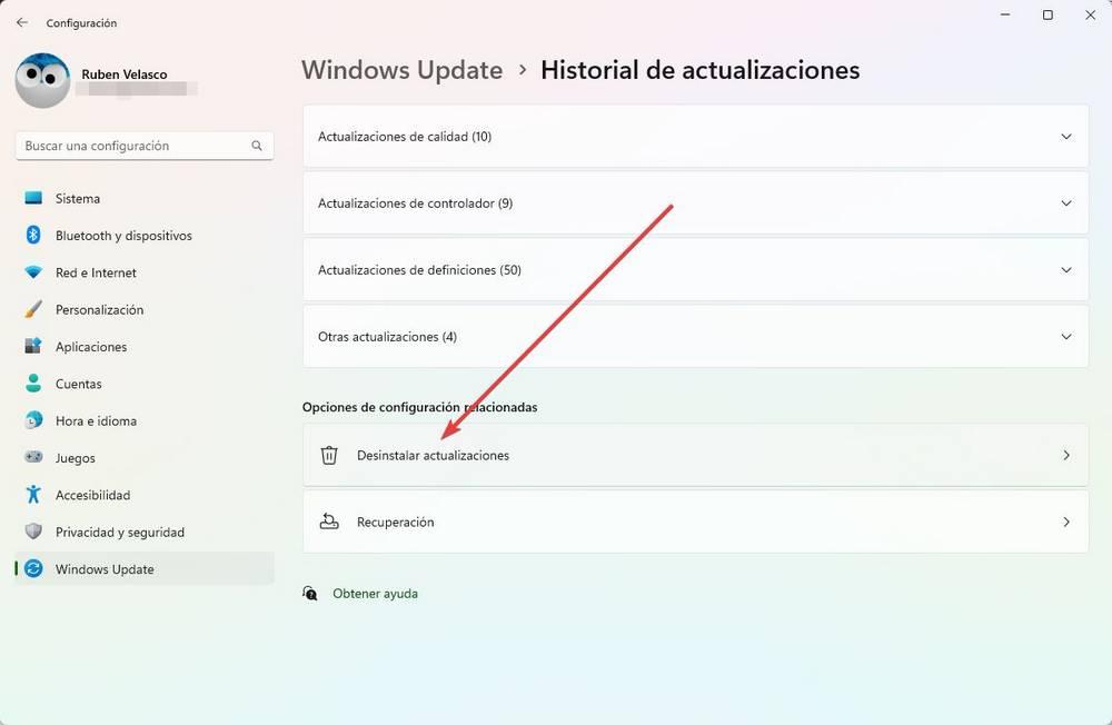 Windows Updates - Type and uninstall 3