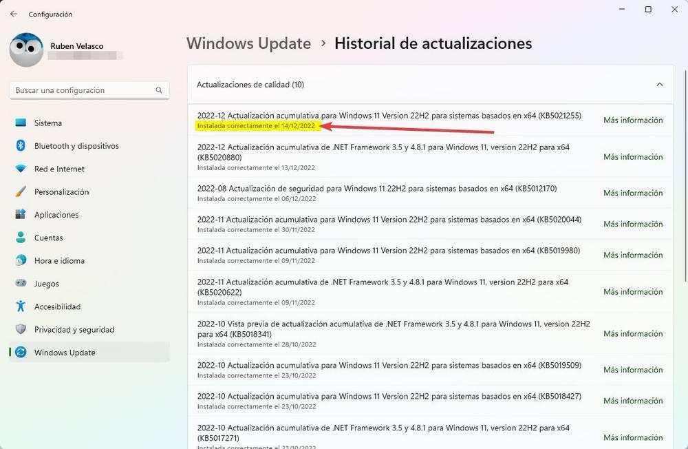 Windows Updates - Type and Uninstall 2