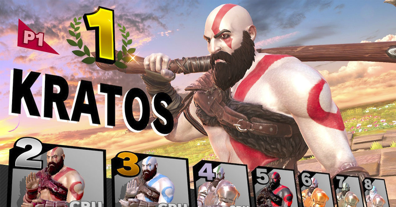 Super Smash Bros Mod Kratos