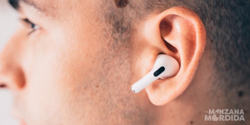 AirPods in ear