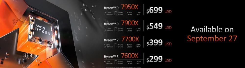 price new amd ryzen processors