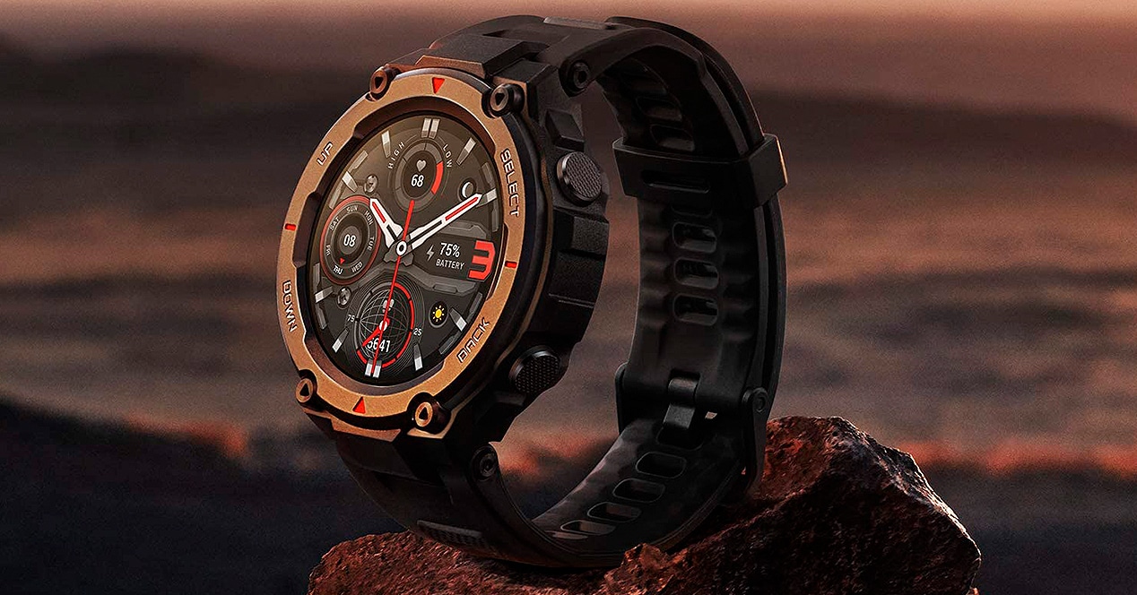 The Amazfit T-Rex Pro smartwatch