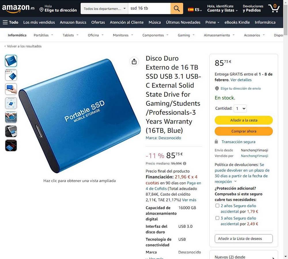 Fake SSD Amazon 2