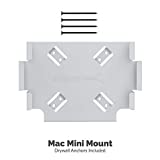 SABRENT Mac Mini Stand VESA Bracket for Mac Mini M1 Premium Aluminum Bracket for Wall Desktop Fitting Mounting Frame BK-MACM 