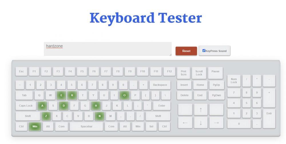 keyboard tester