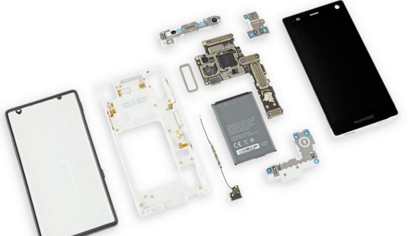 Fairphone 2 disassembled by iFixit