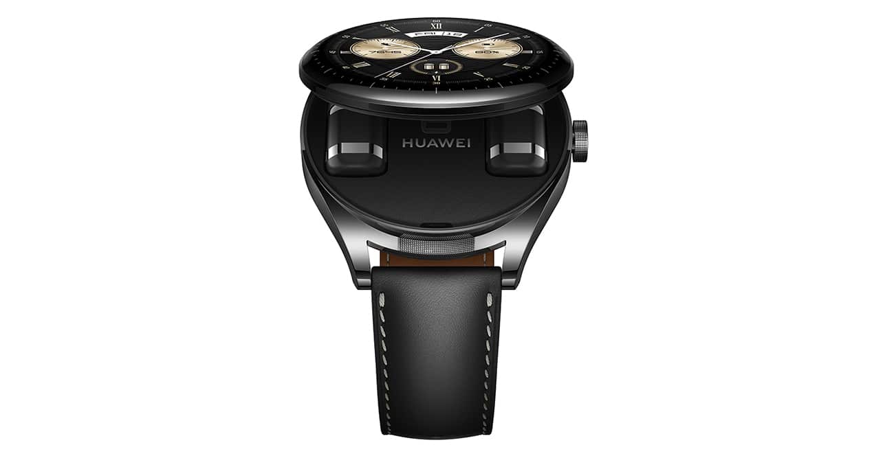 The Huawei Watch Buds open