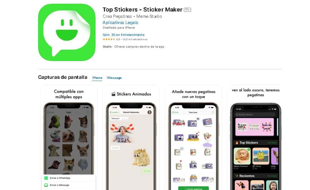 Top Stickers app