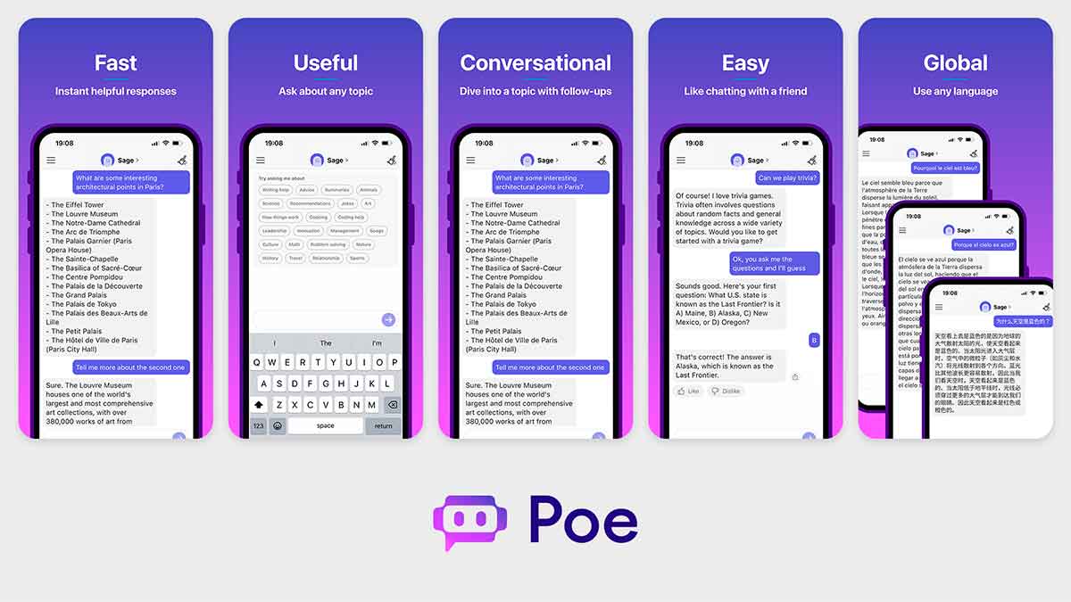 Quora opens access to Poe, a chatbot of chatbots