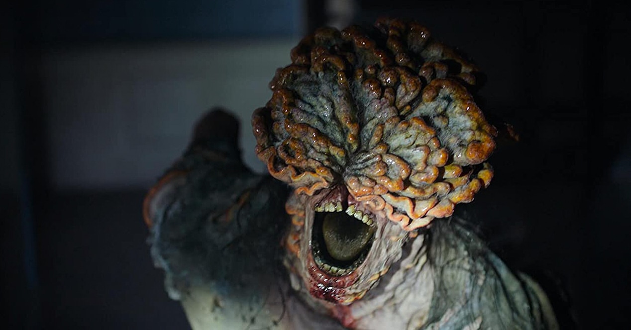 Close up of a Clicker in the HBO Max series The Last of Us
