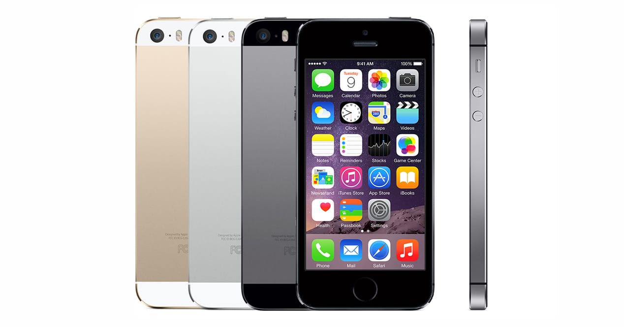 The iPhone 5s in all its colors