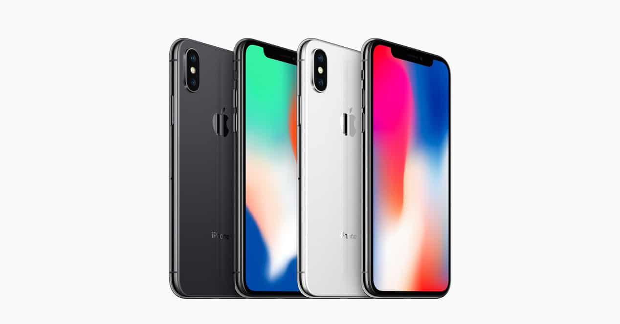 The iPhone X in all its colors