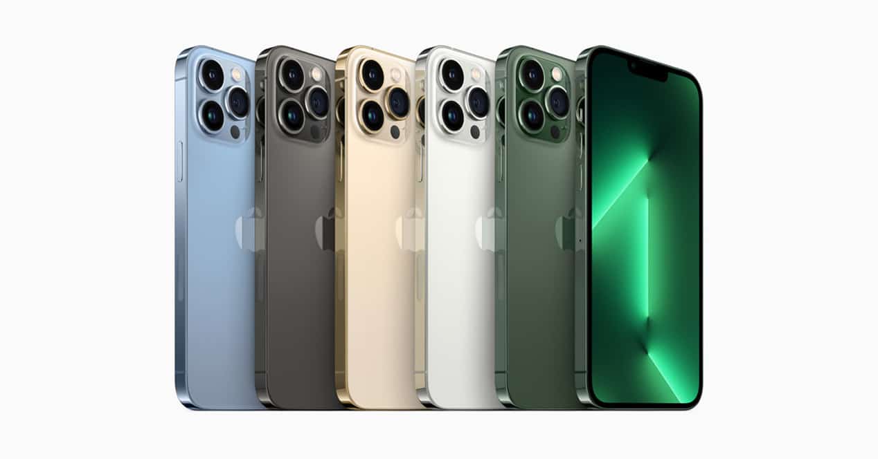 The iPhone 13 Pro in all its colors