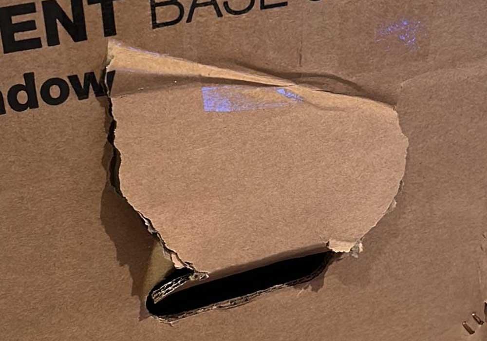 Broken box