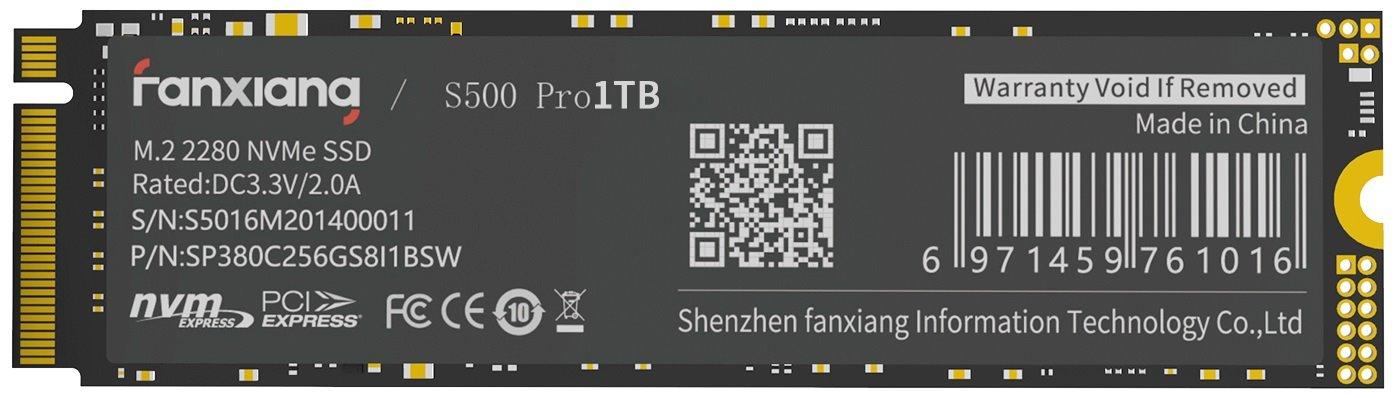 Fangxiang S500 1TB M.2 SSD