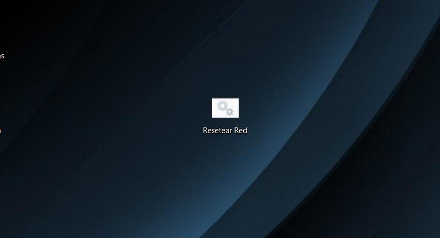 File to reset the network