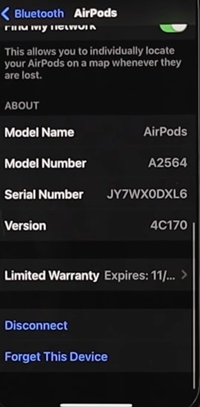 Check AirPods Firmware